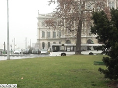 Секс в маршрутном автобусе на глазах у людей в Питере