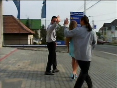 Французская красотка учит двух парней любовным наукам