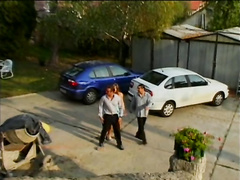 Французская красотка учит двух парней любовным наукам